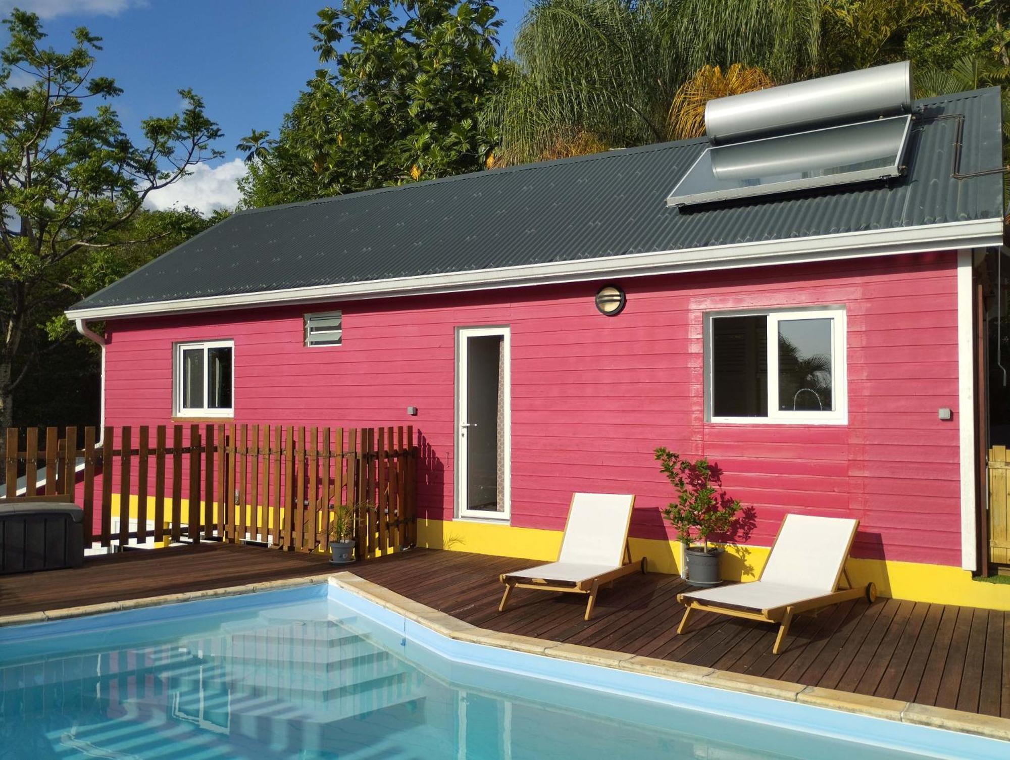 Kaz Kalina - Gites Avec Piscine Partagee Bouillante Exterior photo